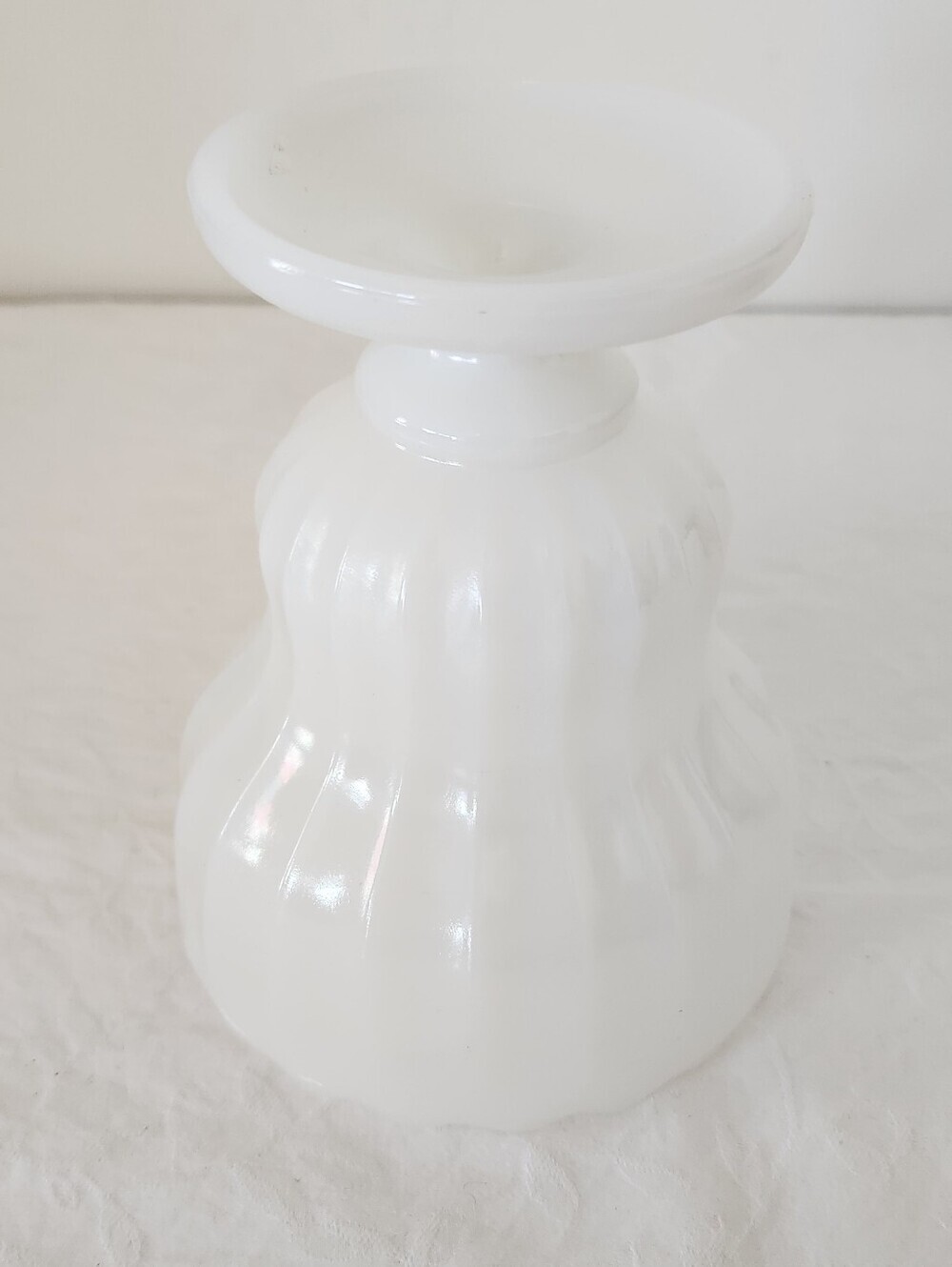 Brody Milk Glass Pedestal Vase - Picture 5 of 7